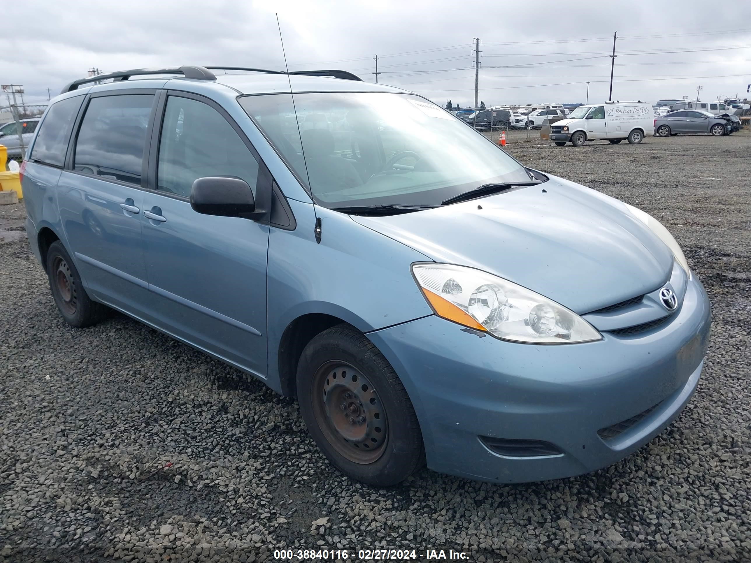 TOYOTA SIENNA 2007 5tdzk23c97s085964