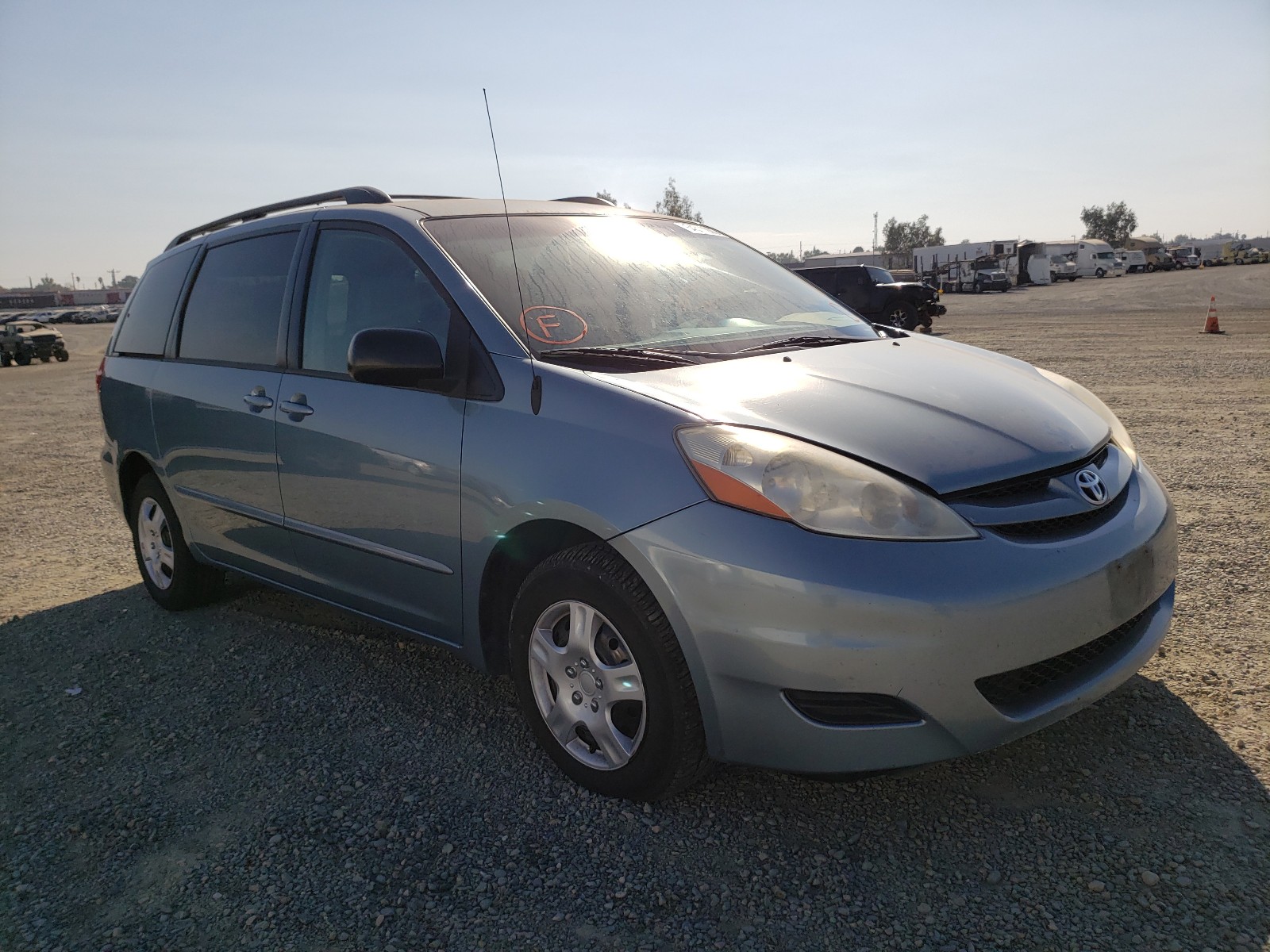 TOYOTA SIENNA CE 2007 5tdzk23cx7s067067