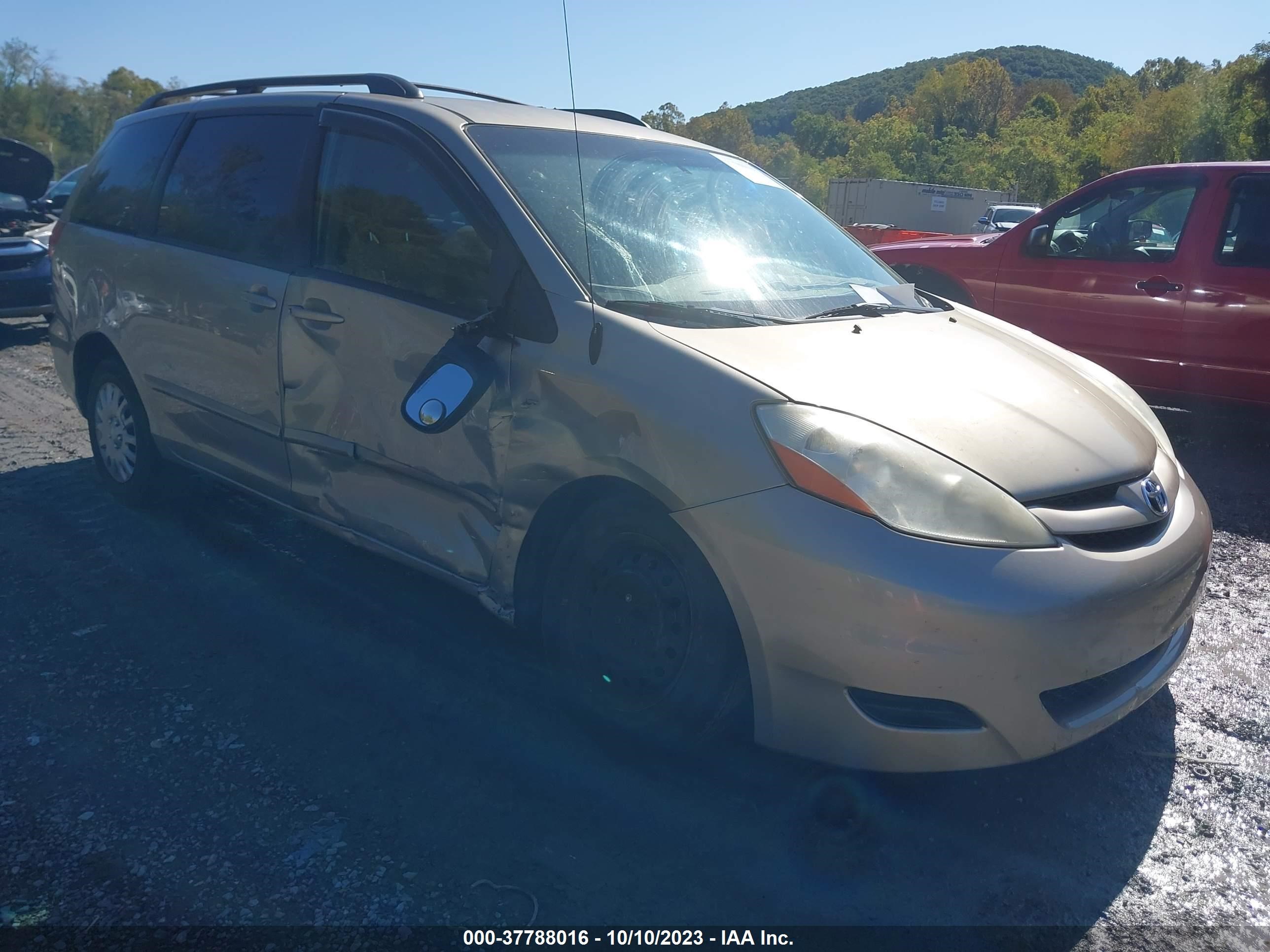 TOYOTA SIENNA 2009 5tdzk23cx9s243912