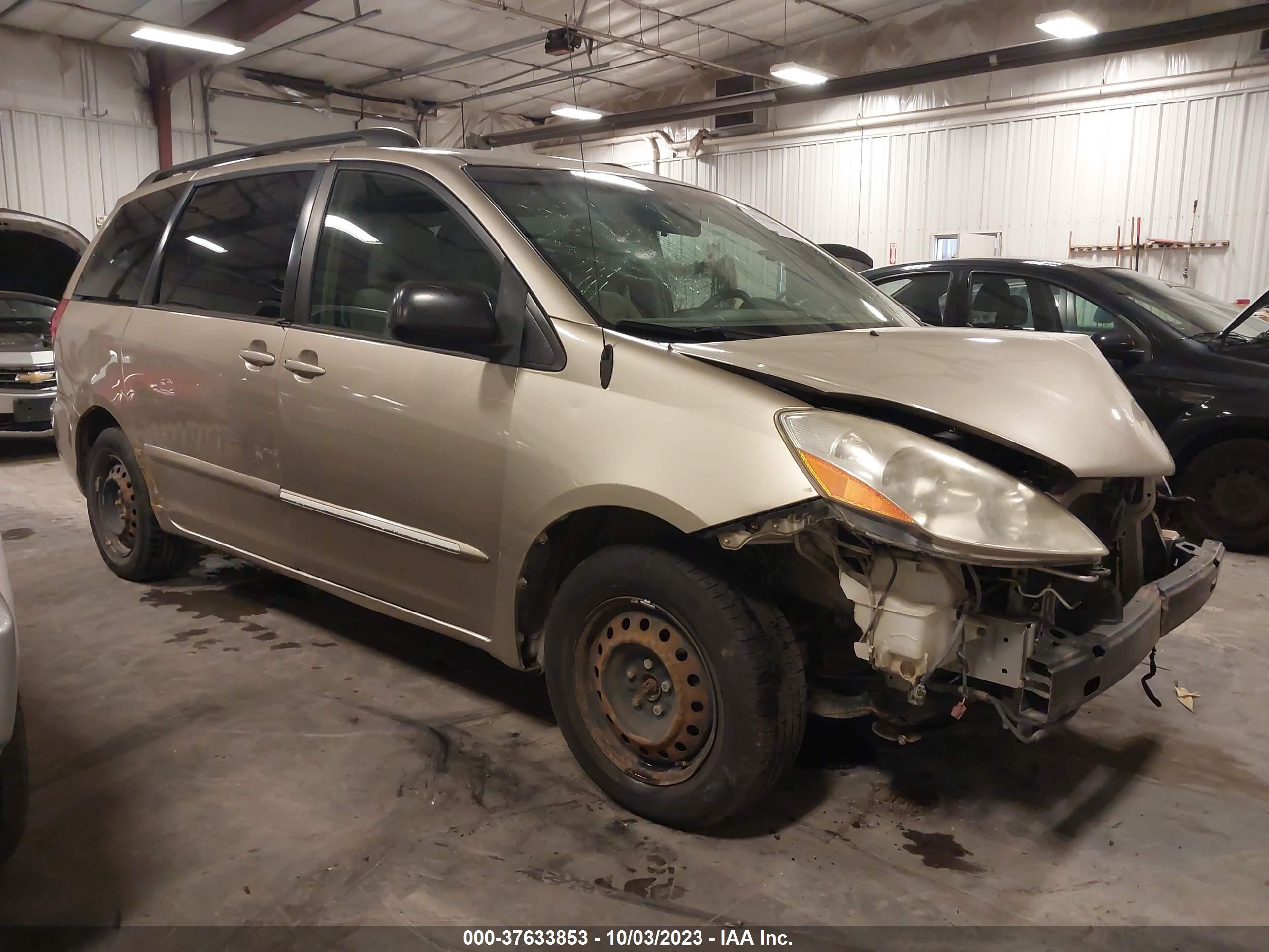 TOYOTA SIENNA 2009 5tdzk23cx9s282080