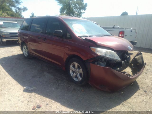 TOYOTA SIENNA 2013 5tdzk3dc0ds295479