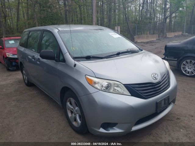 TOYOTA SIENNA 2012 5tdzk3dc1cs182901