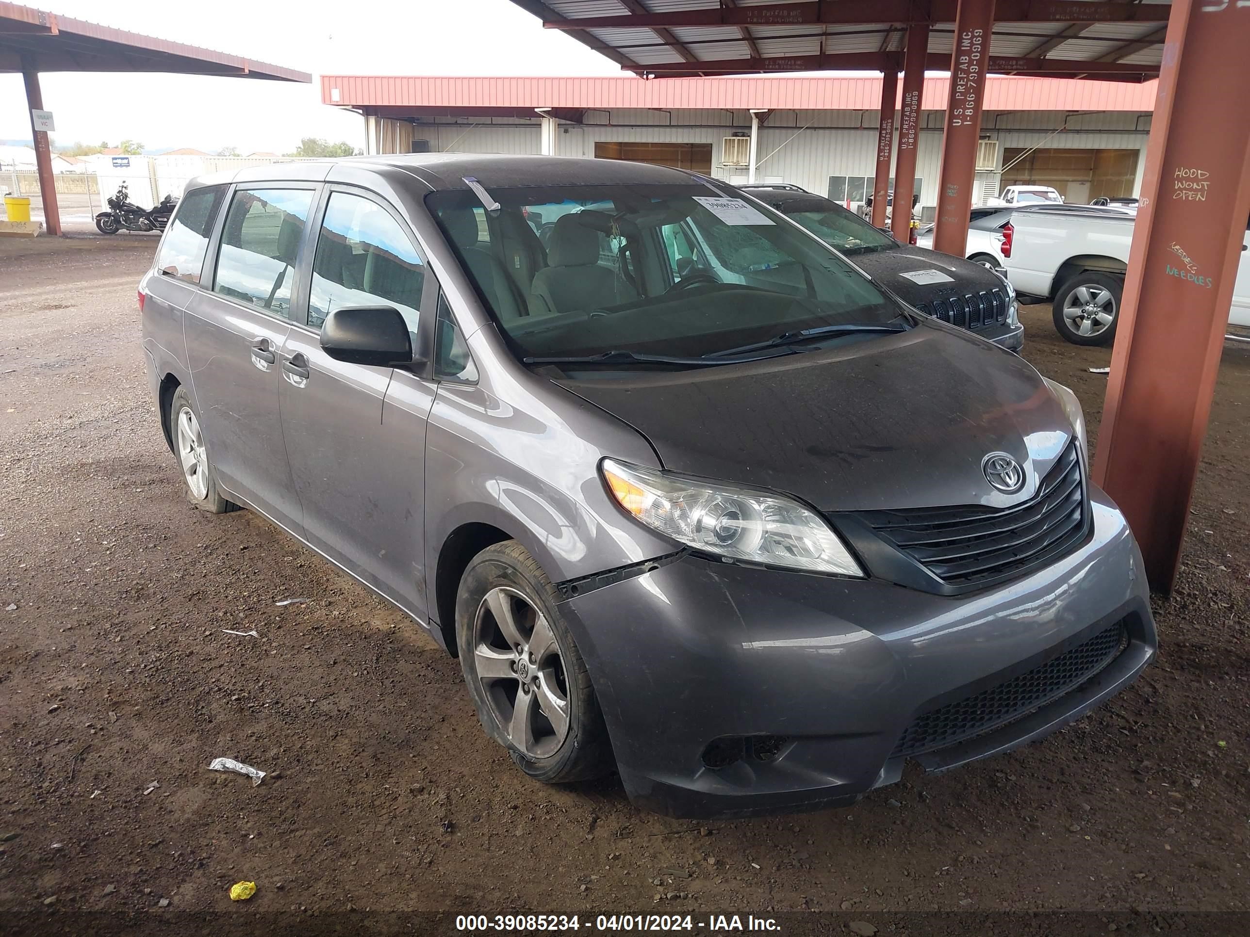 TOYOTA SIENNA 2015 5tdzk3dc1fs659301