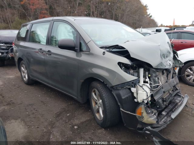 TOYOTA SIENNA 2012 5tdzk3dc3cs248462