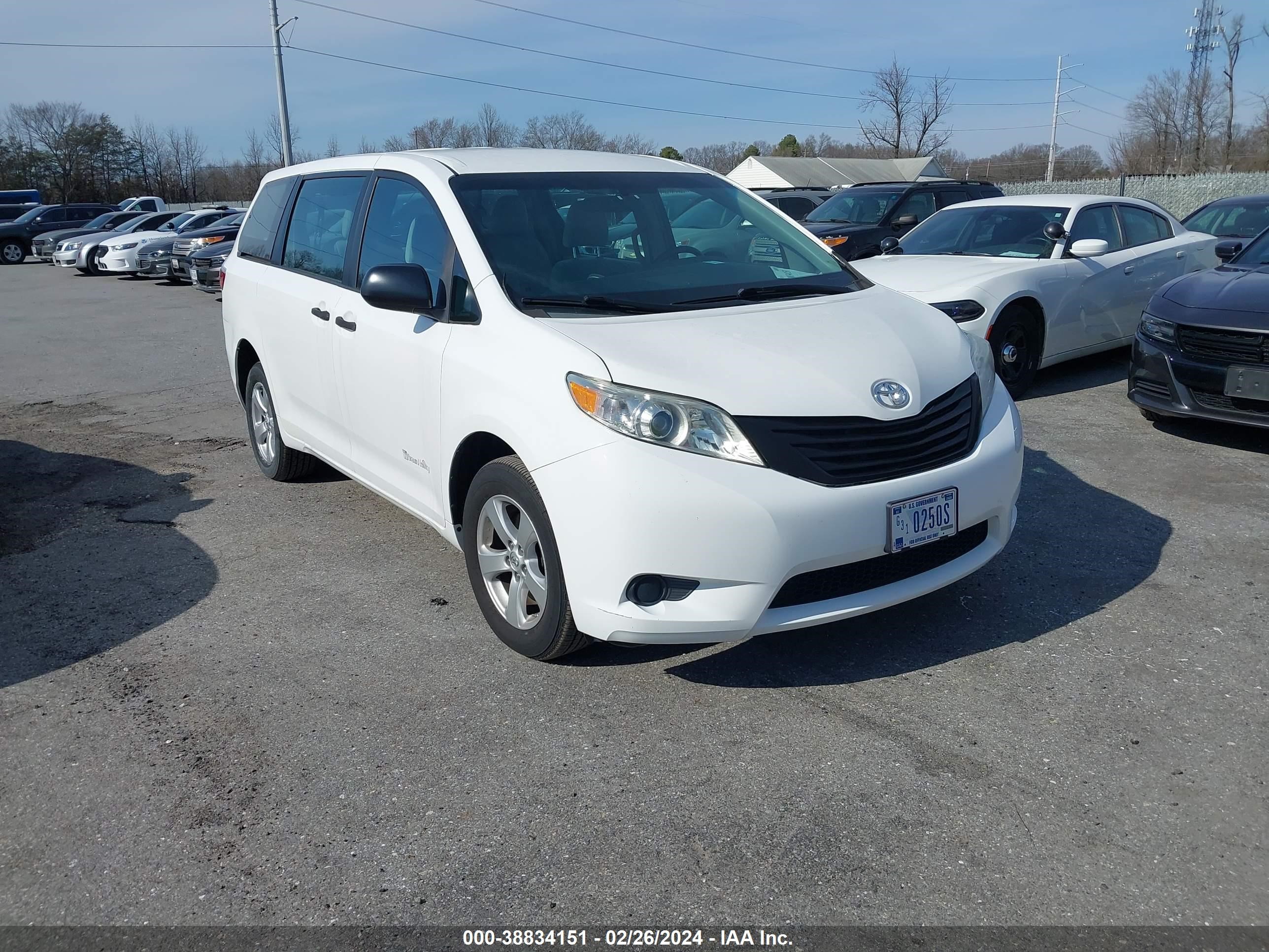 TOYOTA SIENNA 2016 5tdzk3dc3gs708922