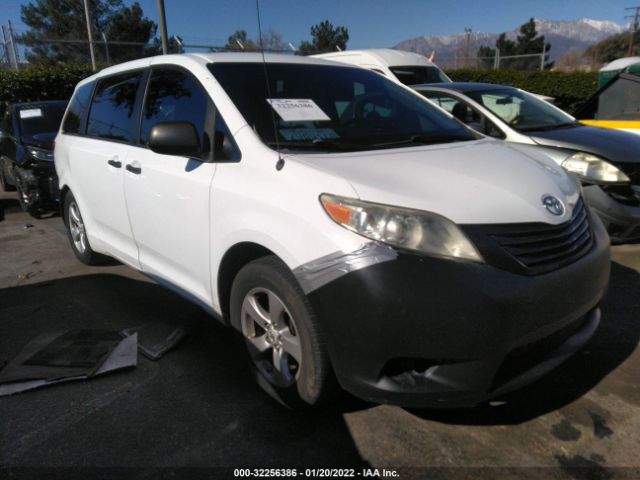 TOYOTA SIENNA 2012 5tdzk3dc4cs218385