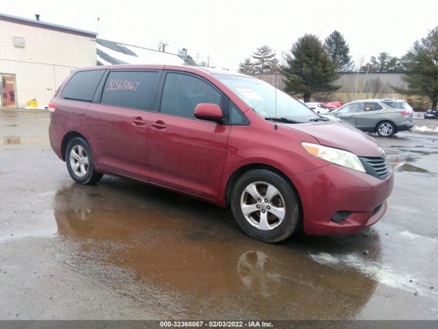 TOYOTA SIENNA 2011 5tdzk3dc5bs091192