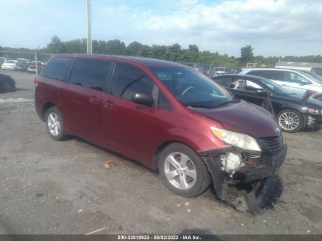 TOYOTA SIENNA 2011 5tdzk3dc8bs039829