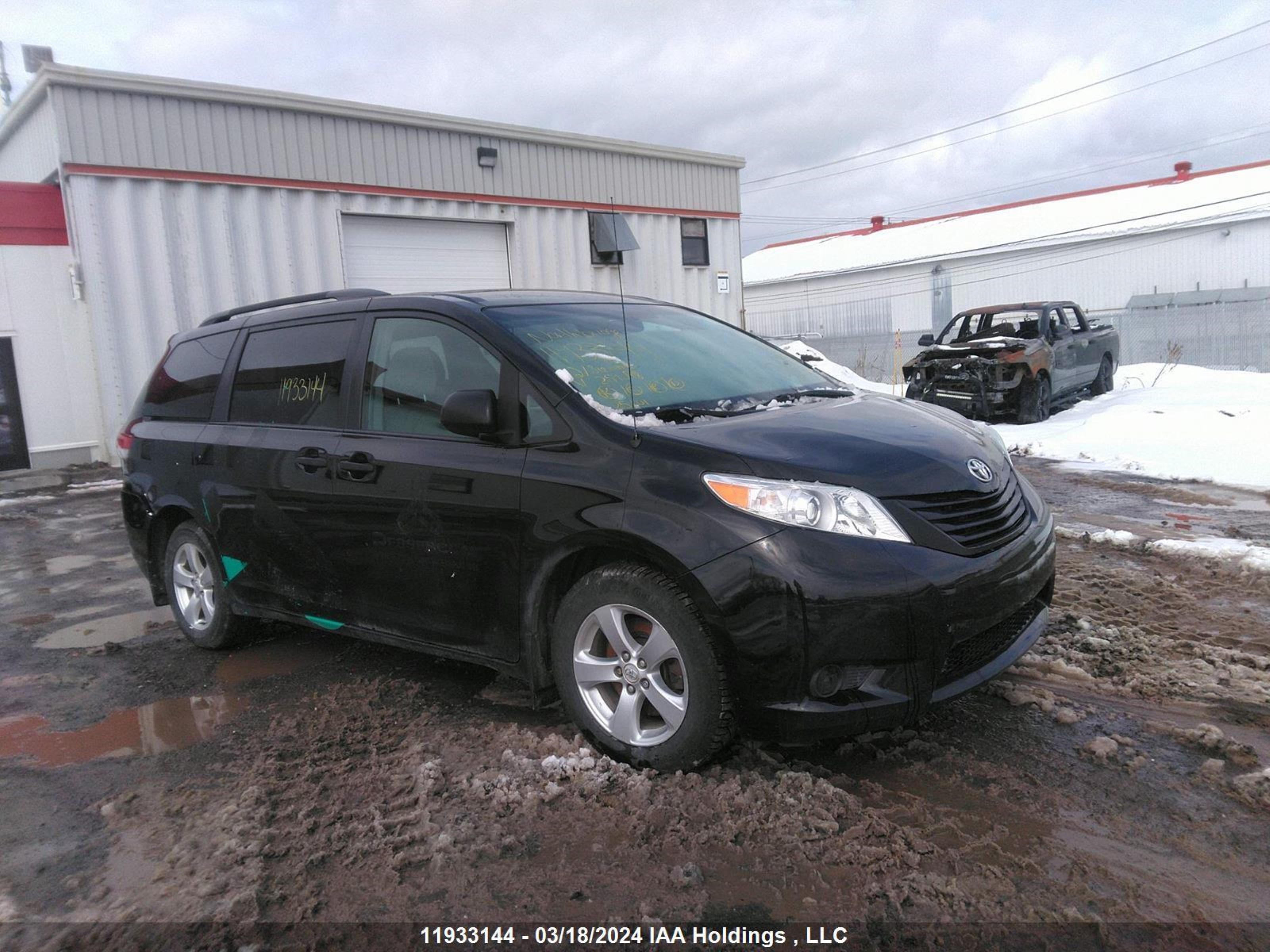 TOYOTA SIENNA 2012 5tdzk3dc8cs259098