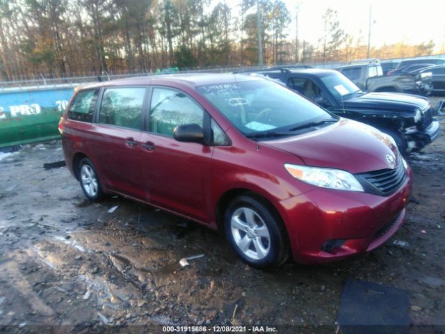 TOYOTA SIENNA 2011 5tdzk3dc9bs061399