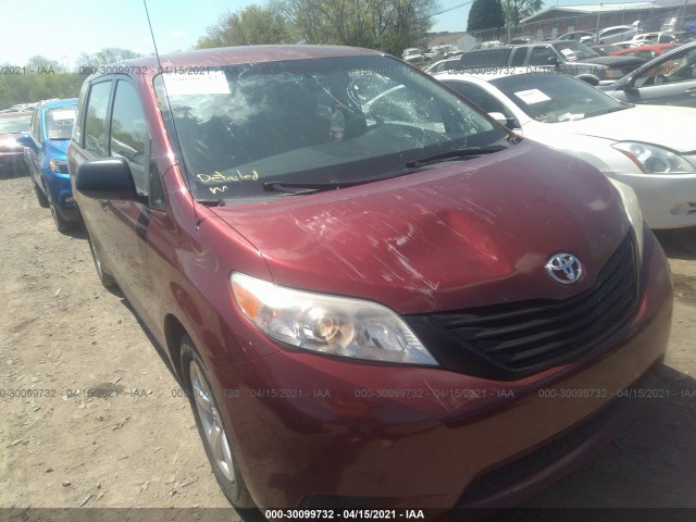 TOYOTA SIENNA 2012 5tdzk3dc9cs241645