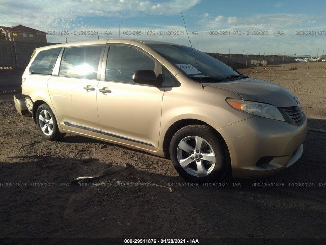 TOYOTA SIENNA 2012 5tdzk3dcxcs208377