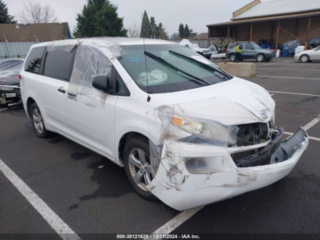 TOYOTA SIENNA 2012 5tdzk3dcxcs271365