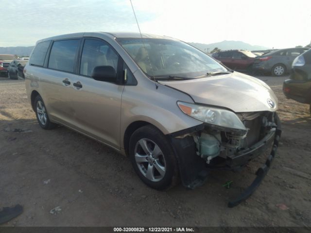 TOYOTA SIENNA 2013 5tdzk3dcxds292198