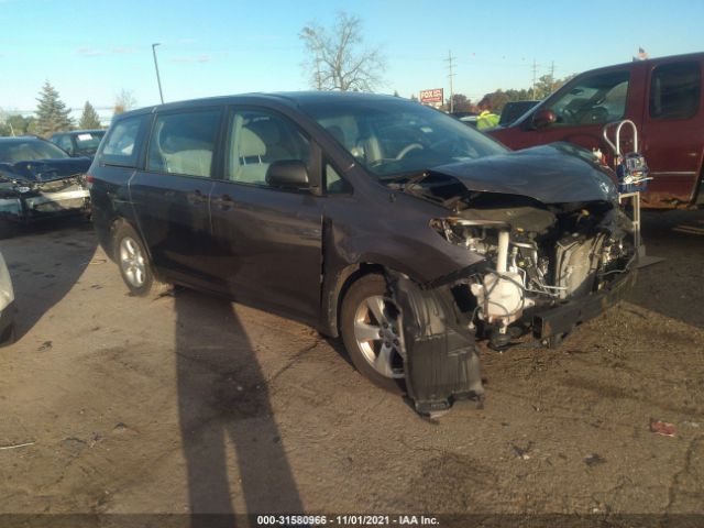 TOYOTA SIENNA 2013 5tdzk3dcxds358118