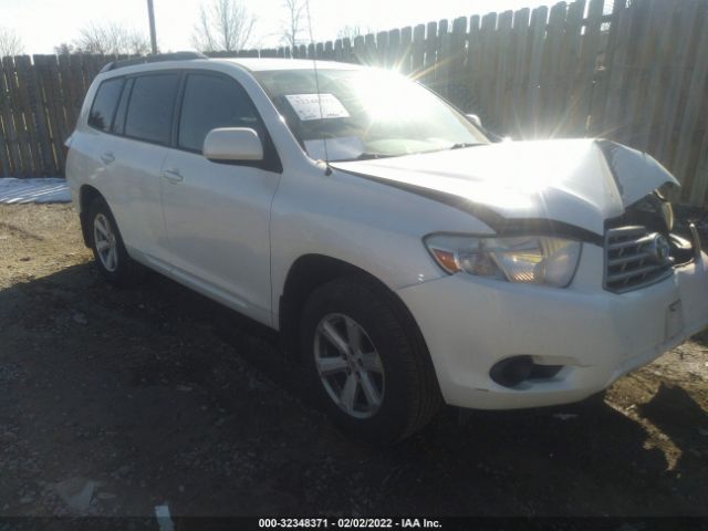 TOYOTA HIGHLANDER 2010 5tdzk3eh0as008373