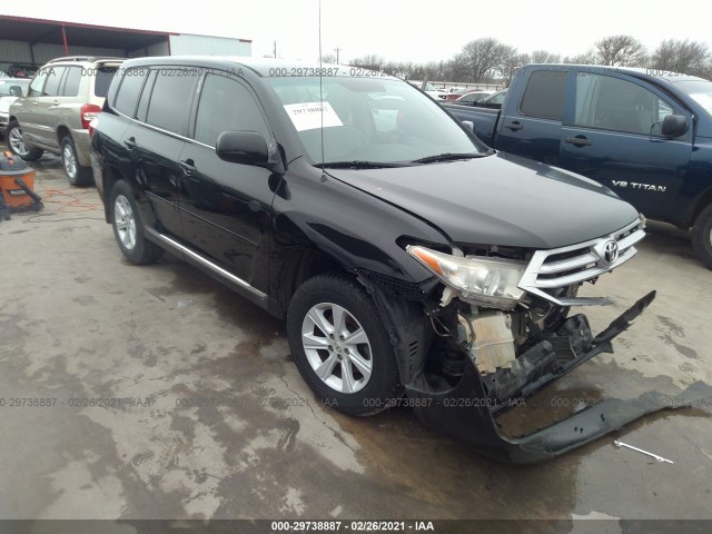 TOYOTA HIGHLANDER 2012 5tdzk3eh0cs072917