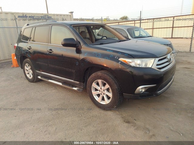 TOYOTA HIGHLANDER 2012 5tdzk3eh0cs073727