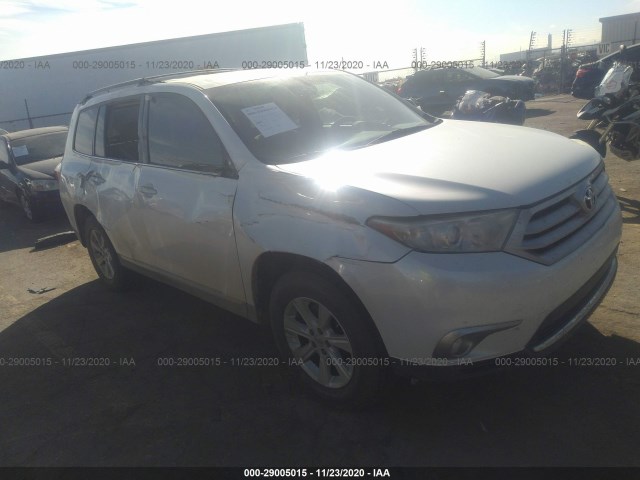 TOYOTA HIGHLANDER 2012 5tdzk3eh0cs078555