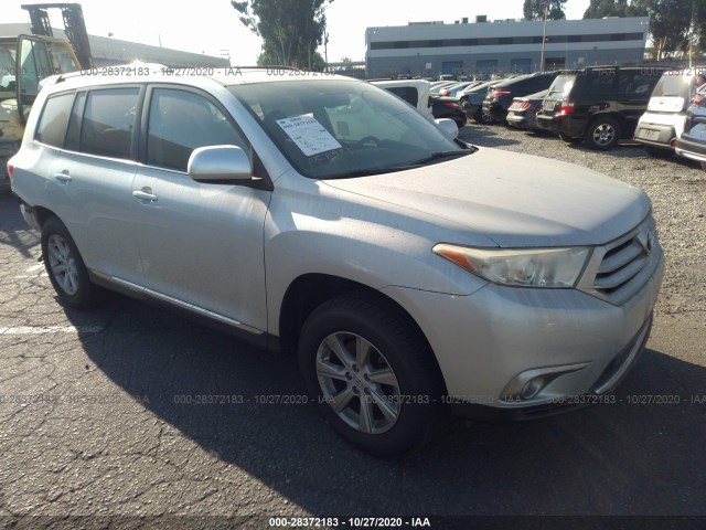 TOYOTA HIGHLANDER 2012 5tdzk3eh0cs080130