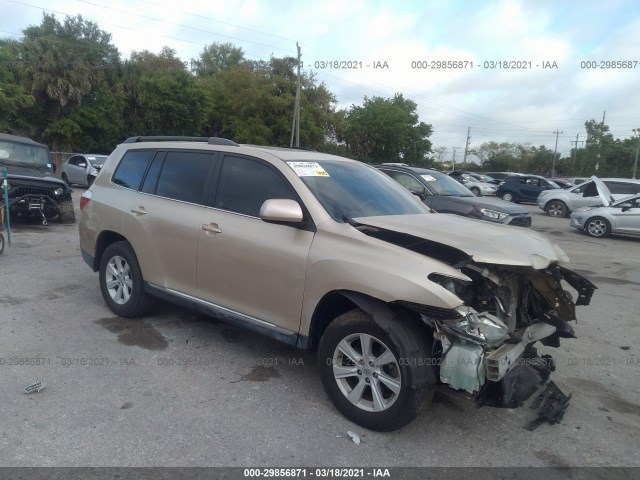 TOYOTA HIGHLANDER 2012 5tdzk3eh0cs088714