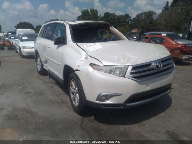 TOYOTA HIGHLANDER 2013 5tdzk3eh0ds092750