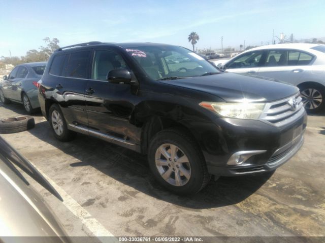 TOYOTA HIGHLANDER 2013 5tdzk3eh0ds094871