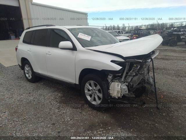 TOYOTA HIGHLANDER 2013 5tdzk3eh0ds095146