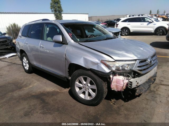 TOYOTA HIGHLANDER 2013 5tdzk3eh0ds102404