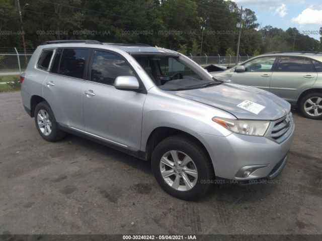 TOYOTA HIGHLANDER 2013 5tdzk3eh0ds119218