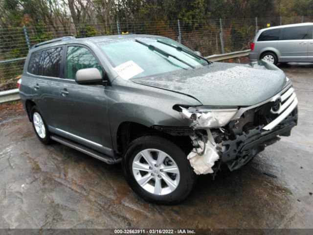 TOYOTA HIGHLANDER 2013 5tdzk3eh0ds131515