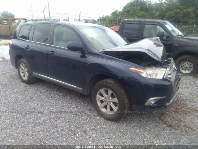 TOYOTA HIGHLANDER 2012 5tdzk3eh1cs061344