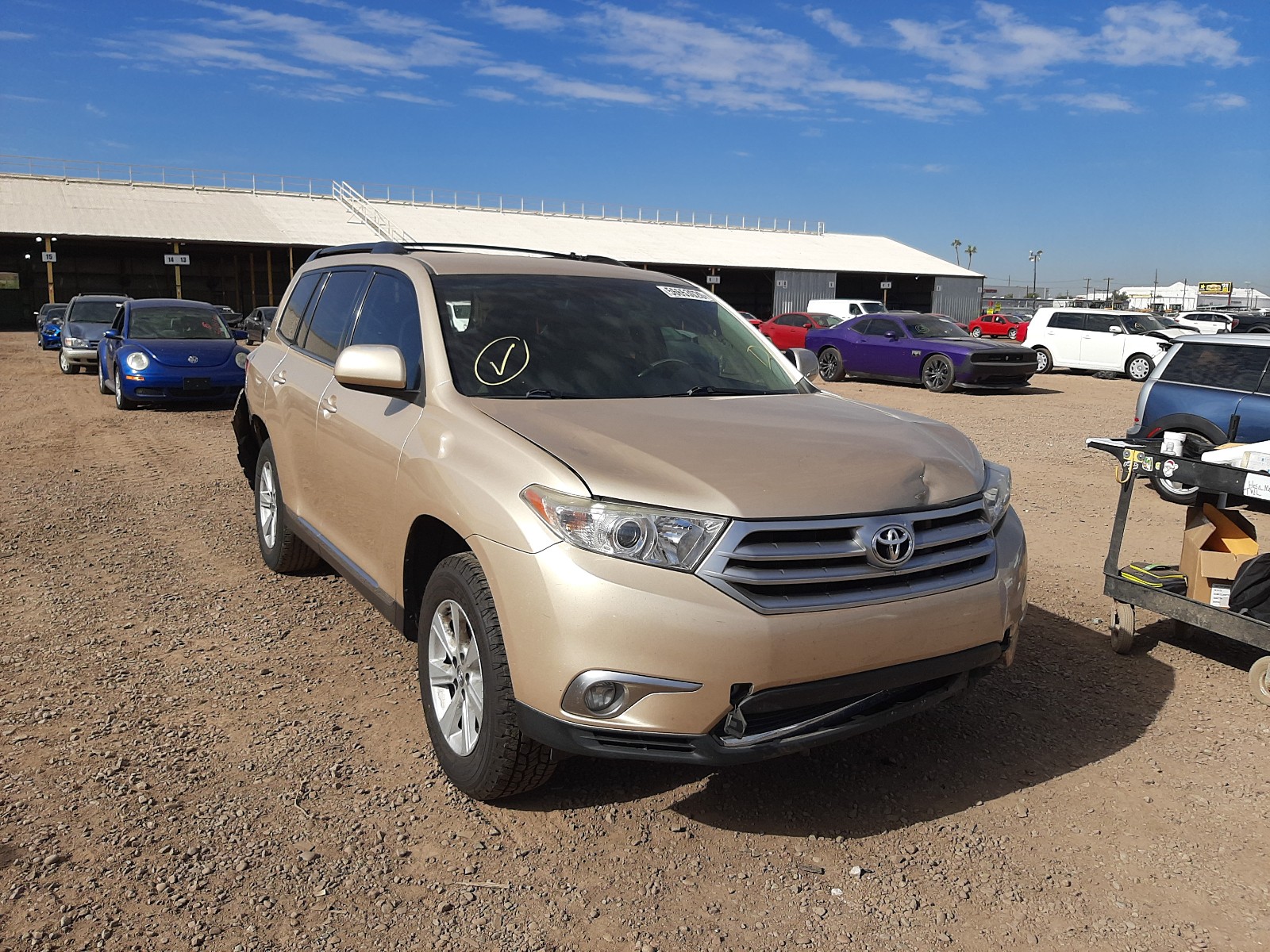 TOYOTA HIGHLANDER 2012 5tdzk3eh1cs065619