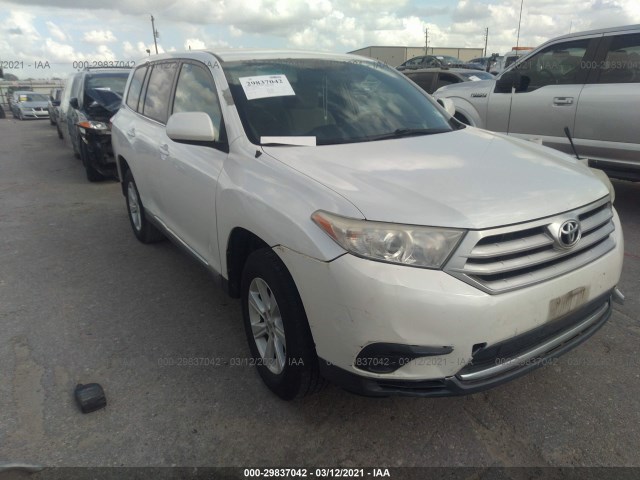 TOYOTA HIGHLANDER 2012 5tdzk3eh1cs071744