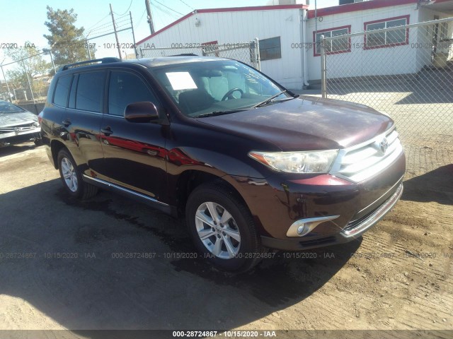 TOYOTA HIGHLANDER 2013 5tdzk3eh1ds089730