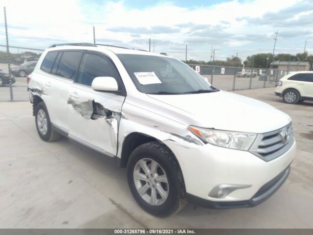 TOYOTA HIGHLANDER 2013 5tdzk3eh1ds091462