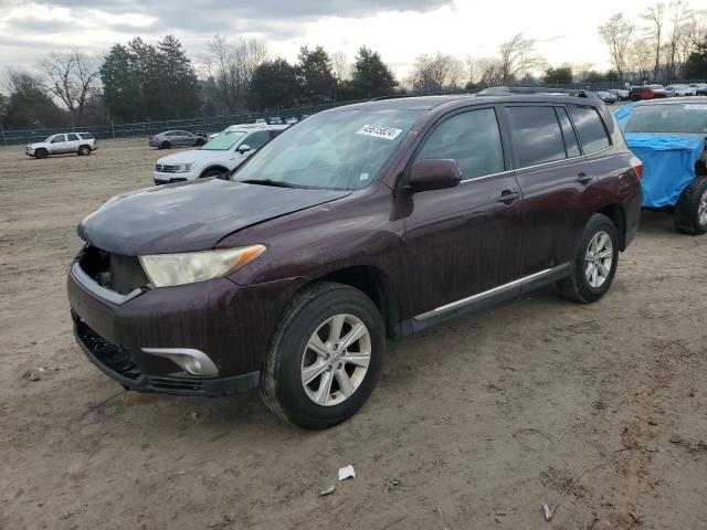 TOYOTA HIGHLANDER 2013 5tdzk3eh1ds096063