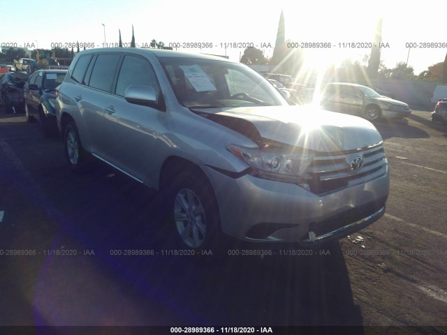 TOYOTA HIGHLANDER 2013 5tdzk3eh1ds099030