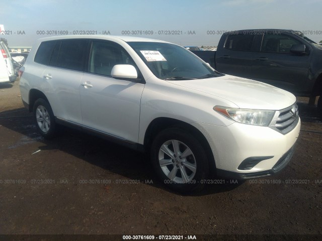 TOYOTA HIGHLANDER 2013 5tdzk3eh1ds108292