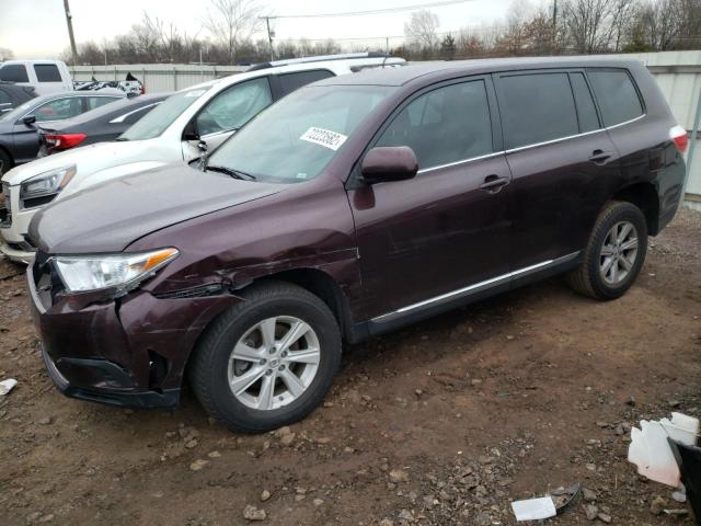 TOYOTA HIGHLANDER 2013 5tdzk3eh1ds110530