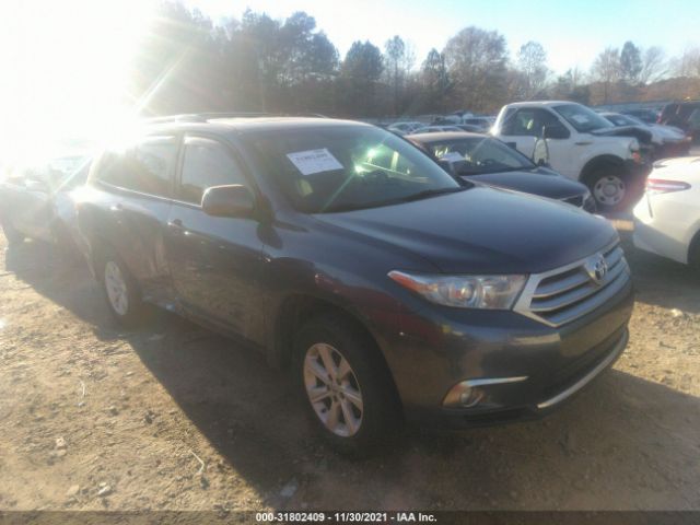 TOYOTA HIGHLANDER 2013 5tdzk3eh1ds117249