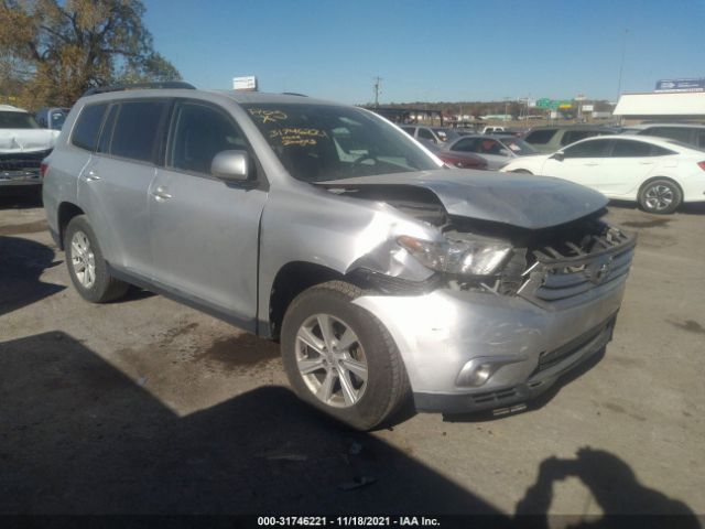 TOYOTA HIGHLANDER 2013 5tdzk3eh1ds129725