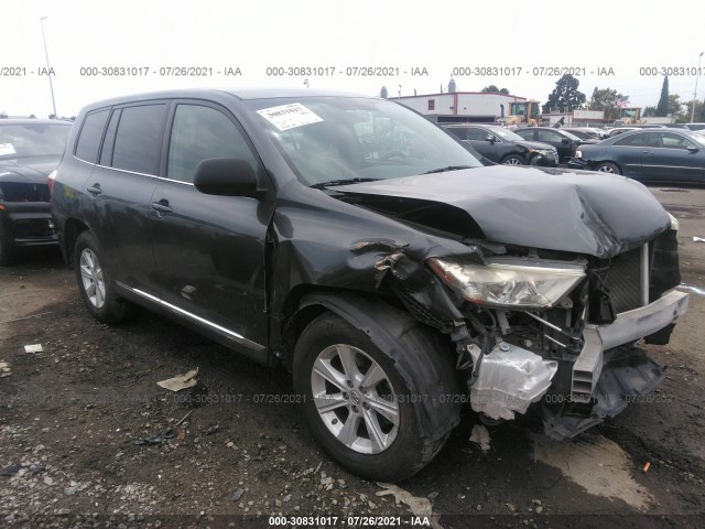 TOYOTA HIGHLANDER 2013 5tdzk3eh1ds134262