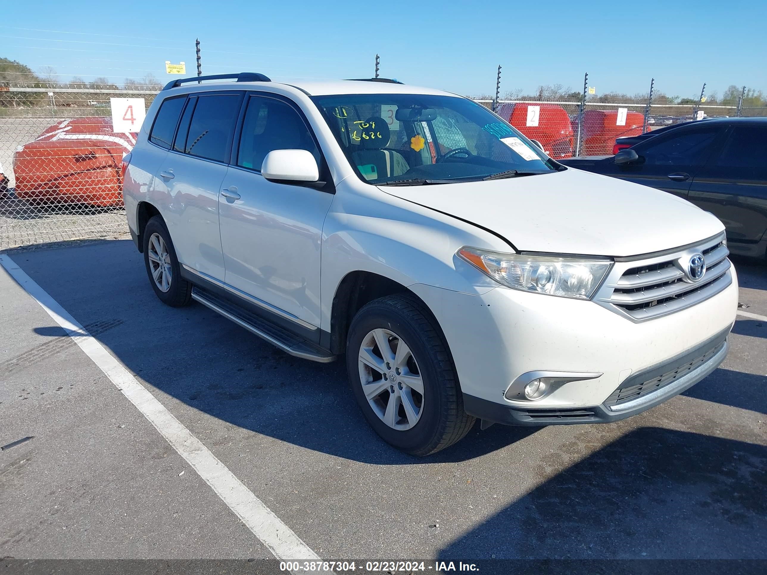 TOYOTA HIGHLANDER 2013 5tdzk3eh1ds136626