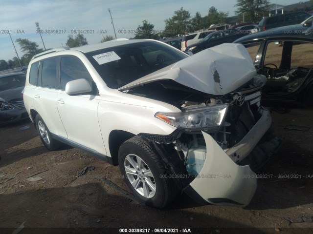 TOYOTA HIGHLANDER 2013 5tdzk3eh1ds141552