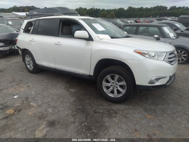 TOYOTA HIGHLANDER 2013 5tdzk3eh1ds142412