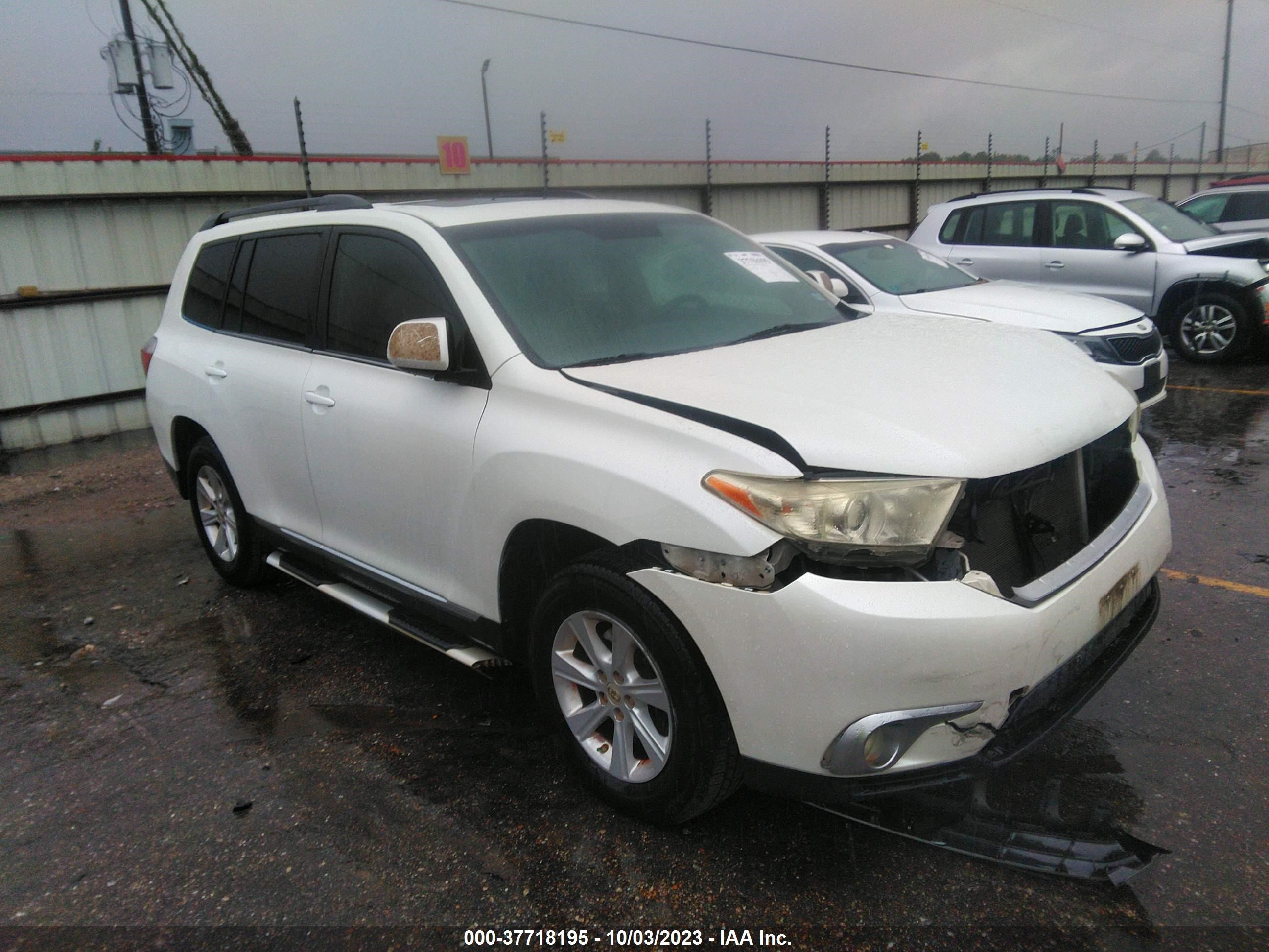 TOYOTA HIGHLANDER 2012 5tdzk3eh2cs050031