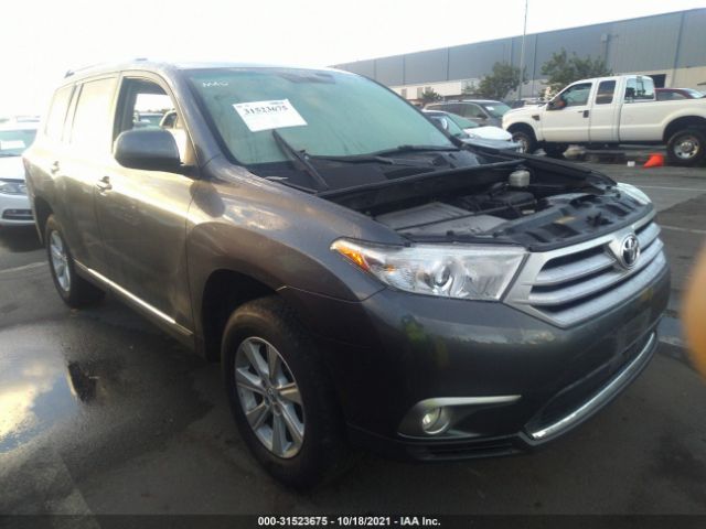 TOYOTA HIGHLANDER 2012 5tdzk3eh2cs051048