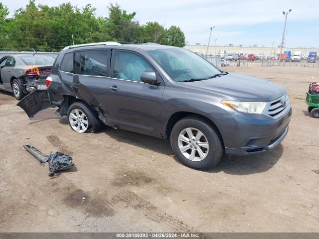 TOYOTA HIGHLANDER 2013 5tdzk3eh2ds095746