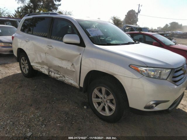 TOYOTA HIGHLANDER 2013 5tdzk3eh2ds098310